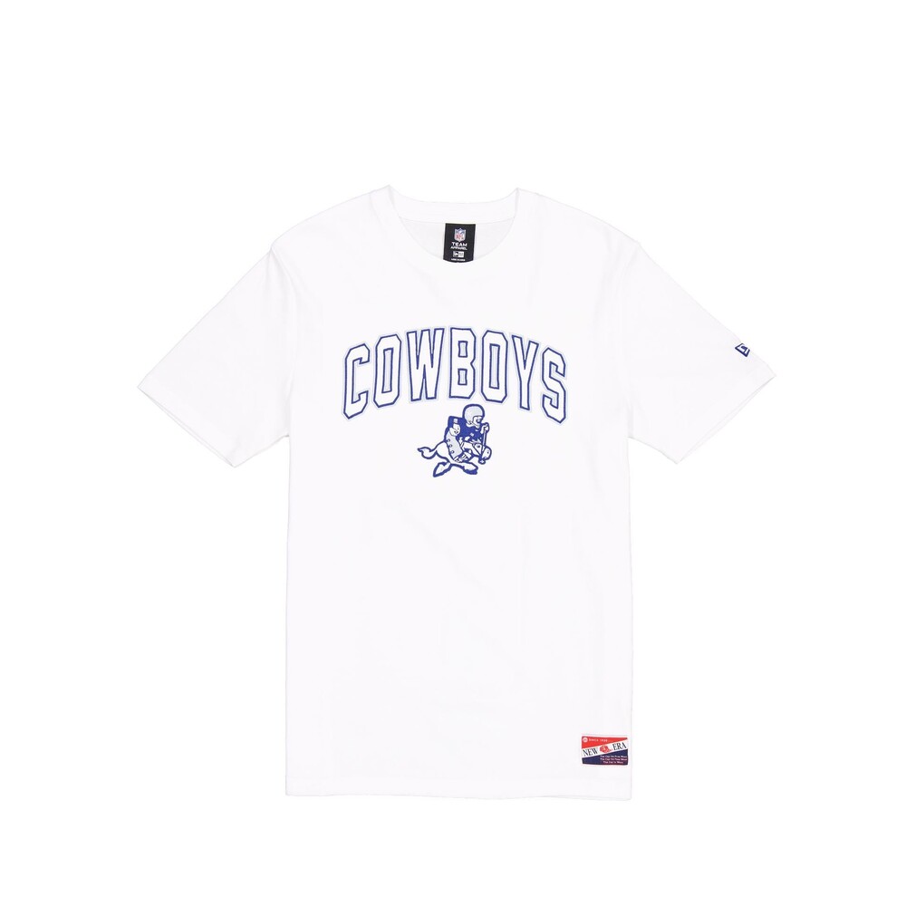 New Era Dallas Cowboys Throwback White T-Shirt - Size L